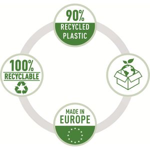 Produktbild für Prospekthüllen Leitz 4019-00-03 recycle A3 quer