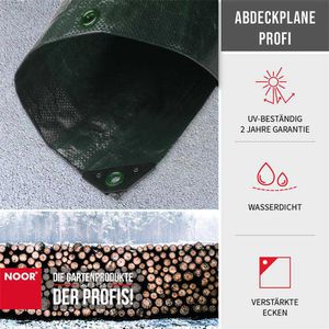 Produktbild für Abdeckplane NOOR Profi, grün