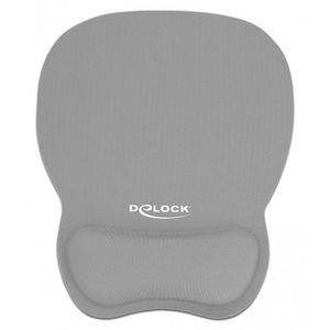 Produktbild für Mauspad DeLock ergonomisch, 12698, grau