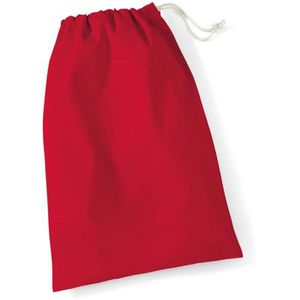 Stoffbeutel Westford-Mill W115 Cotton Stuff Bag S, classic red