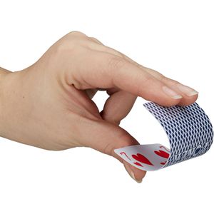 Produktbild für Kartenspiel Relaxdays 10023628, wasserfestes Poker