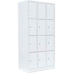 Produktbild für Schließfachschrank ClassiX X-520437, weiß