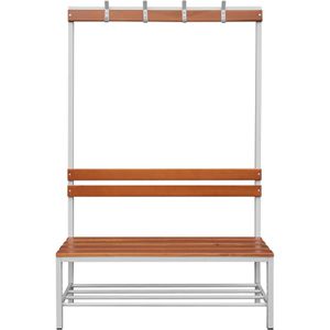 Umkleidebank Lüllmann 806100, Sitzfläche Holz, 120 cm