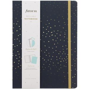 Produktbild für Notizbuch Filofax Confetti Charcoal, 115117, Karton Hardcover