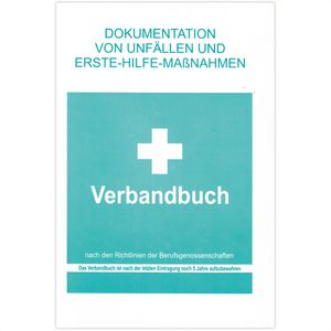 Verbandbuch BG Erste Hilfe Dokumentation A5