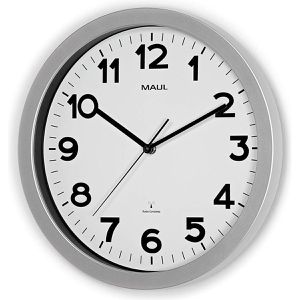 Produktbild für Wanduhr Maul Maulstep, Kunststoff, analog, Funkuhr