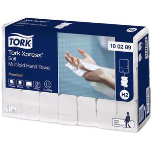 Papierhandtücher Tork Xpress Premium, 100289, H2, 2-lagig