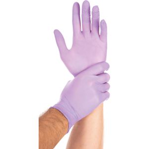 Produktbild für Einmalhandschuhe Franz-Mensch Safe Light, lila, 100 Stück