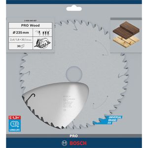 Produktbild für Kreissägeblatt Bosch PRO Wood, 2608640807