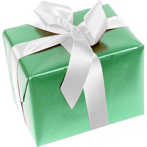 Produktbild für Geschenkband Präsent Satin, weiß