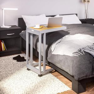 Produktbild für Beistelltisch CASARIA 109681, braun, aus Kunststoff / Metall