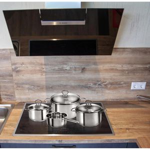 Produktbild für Topfset Kopf Merkur 122487, Edelstahl