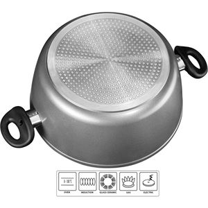 Produktbild für Topfset STONELINE 6932, Aluguss