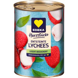 Obstkonserve Edeka Herzstücke entsteinte Lychees