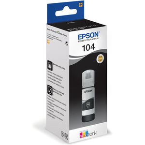 Produktbild für Tinte Epson 104, C13T00P140 schwarz