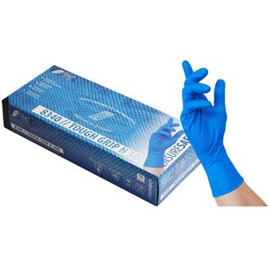 Einmalhandschuhe NITRAS Tough Grip N, blau, 50 Stück