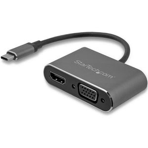 USB-Adapter StarTech CDP2HDVGA, silber