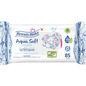 Feuchttücher Beauty-Baby Aqua Soft Sensitiv, 85 Tücher