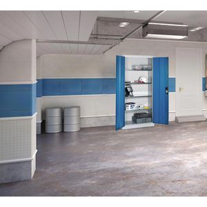 Produktbild für Werkzeugschrank CP-Möbel 8920-00, aus Metall, grau / blau