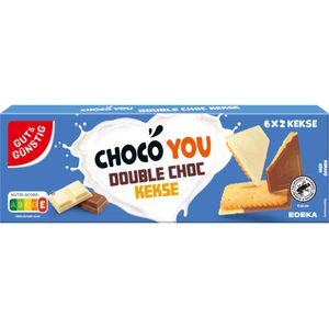 Kekse Gut&Günstig Choco You Double Choc Butterkekse