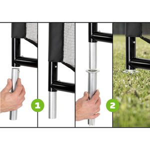 Produktbild für Fußballtor EXIT-Toys Finta, aus Metall