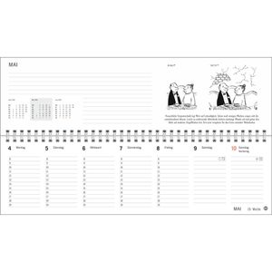 Produktbild für Tischkalender Heye 21282, Loriot Büroplaner, quer