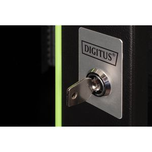 Produktbild für Netzwerkschrank Digitus Unique, DN-19 16U-6/6-SW, 19 Zoll