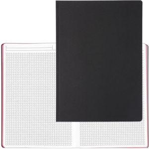Notizbuch Geiger Tablet-Book, schwarz / rot, A4