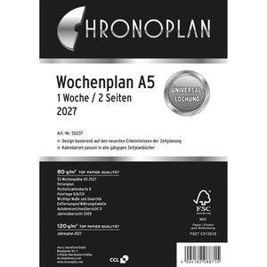 Kalendereinlagen Chronoplan 50237, Jahr 2027