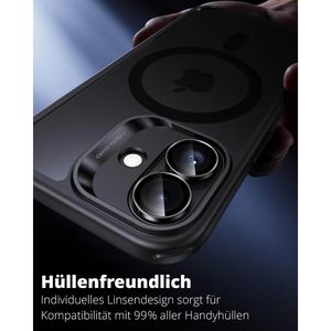 Produktbild für Kamera-Schutz ESR Armorite, schwarz / transparent, 2 Stück