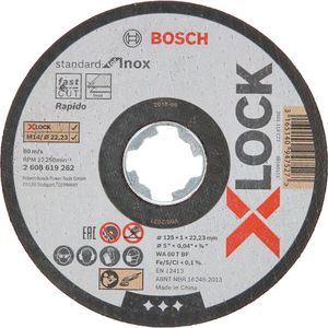 Trennscheibe Bosch Standard for Inox, X-Lock