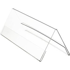 Produktbild für Tischnamensschilder Deflecto 48601, glasklar, A4