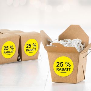 Produktbild für Universaletiketten Zweckform L7670Y-25, neon-gelb