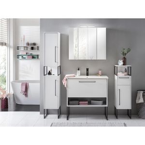 Produktbild für Badschrank Schildmeyer Limone 146128, mit 2 Füßen, weiß
