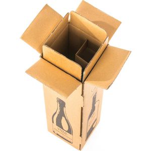 Produktbild für Flaschenkarton Bong Weinkarton, 20 Stück