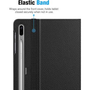 Produktbild für Tablet-Hülle Fintie Multi-Winkel Folio, schwarz