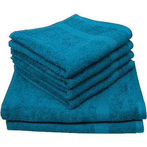 Produktbild für Handtuch Dyckhoff Planet Set, petrol, 50 x 100 cm