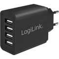 USB-Ladegerät LogiLink PA0211, 24W, 4,8A
