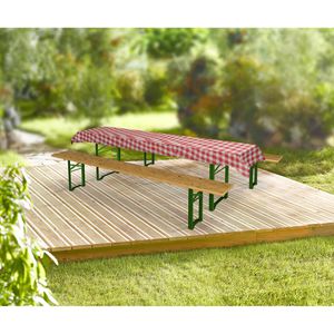 Produktbild für Tischdeckenrolle Papstar mit Damastprägung, Vichy Karo, 88163