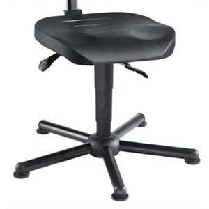 Produktbild für Arbeitsstuhl meychair W15-25-TG-PU, XXL, schwarz