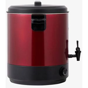 Produktbild für Einkochautomat Arebos rot, aus Edelstahl