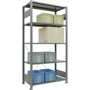 Schwerlastregal Schulte 12750, 5 Metallböden