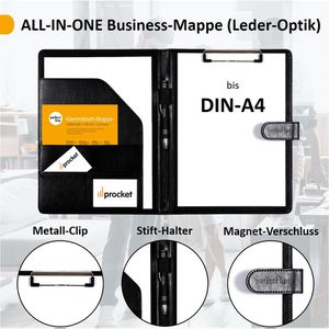 Produktbild für Klemmbrettmappe perfect-line A4, mit Magnetverschluss