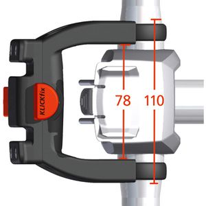 Produktbild für Lenkeradapter KLICKfix E Universal, für Adapterplatten