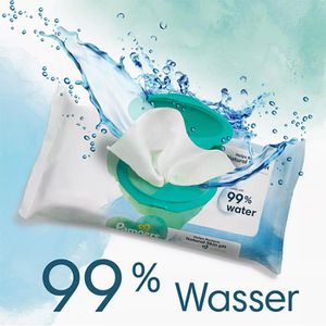 Produktbild für Feuchttücher Pampers Harmonie Aqua, 144 Tücher