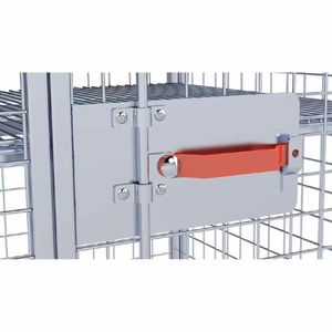 Produktbild für Rollbehälter HMH mit Tür &amp; Boden Nutzhöhe 1575mm