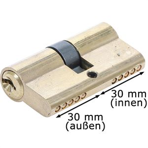 Produktbild für Schließzylinder BGS-technic mit 3 Schlüsseln