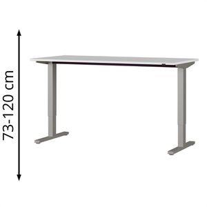 Schreibtisch Germania Agenda, 4244-583, lichtgrau