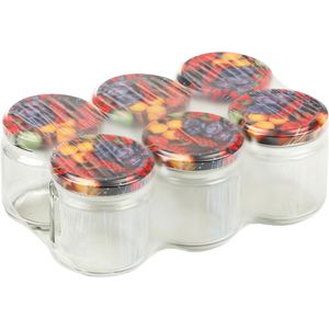 Produktbild für Einmachglas Böttcher-AG Obstdekor, mit Schraubdeckel