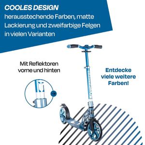 Produktbild für Scooter Six-Degrees 205, Aluminium, blau